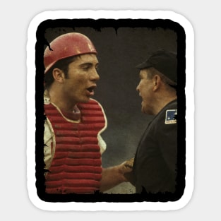 Johnny Bench in Cincinnati Reds Sticker